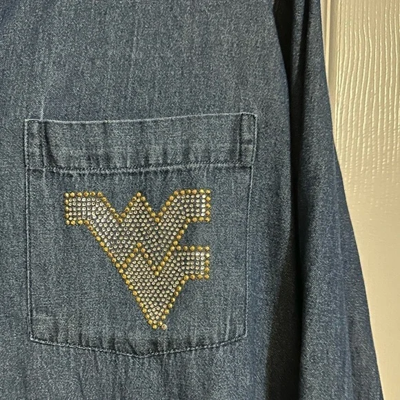 West Virginia Mountaineers Shirt Plus Size 3X - Picture 5 of 5
